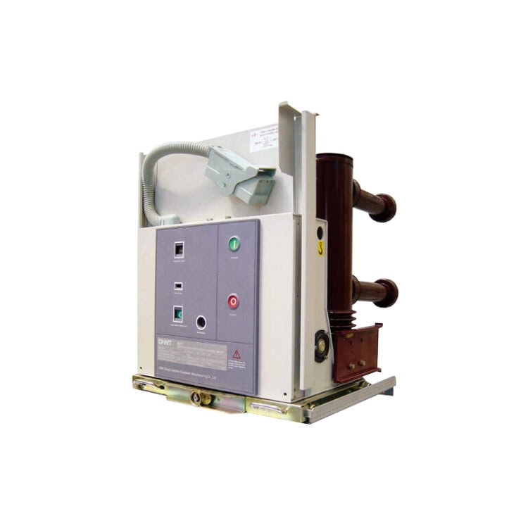 A large electrical circuit breaker for Power Distribution, featuring various switches, buttons, and connectors, all mounted on a robust metal base.